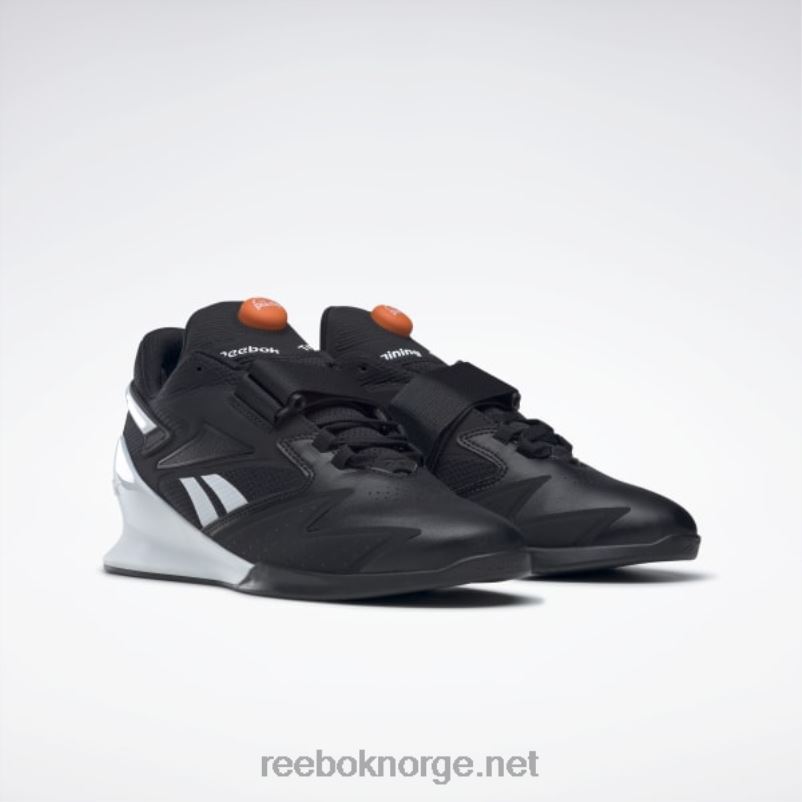 kjerne sort/ftwr hvit/smash oransje s23-r 2X42N1069 Reebok legacy lifter iii vektløftersko for menn - Bilde 3