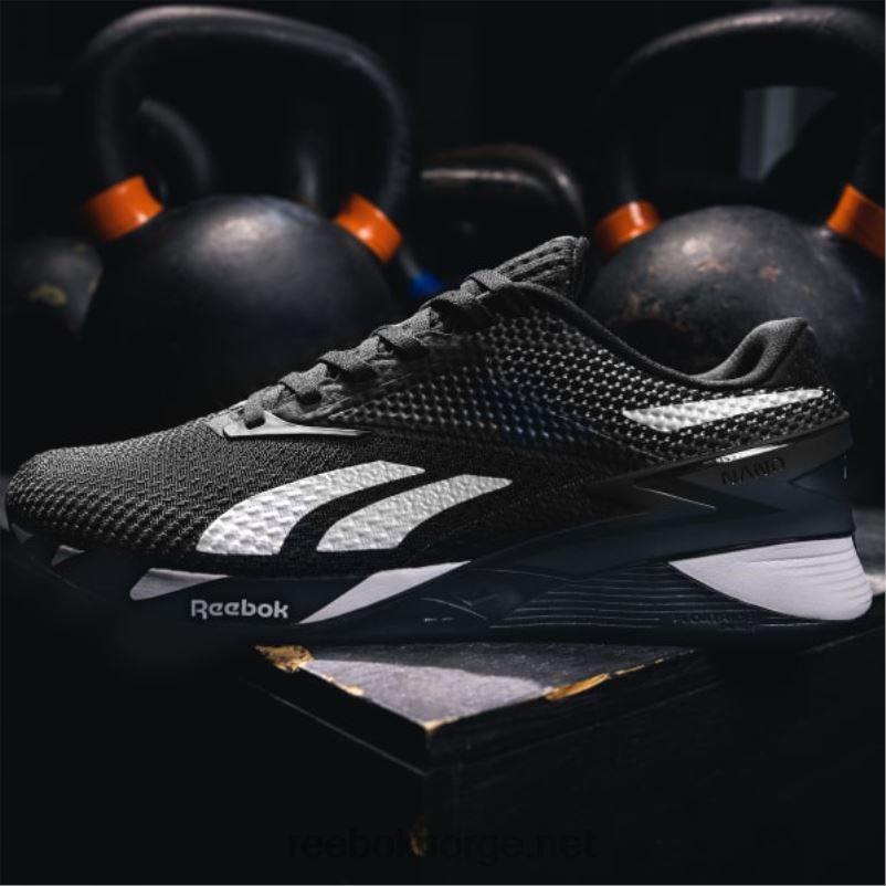 kjerne sort/ftwr hvit/smash oransje s23-r 2X42N28 Reebok nano x3 sko - Bilde 4