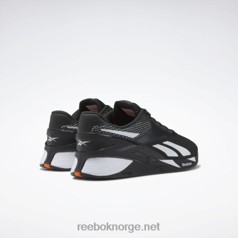 kjerne sort/ftwr hvit/smash oransje s23-r 2X42N28 Reebok nano x3 sko - Bilde 7