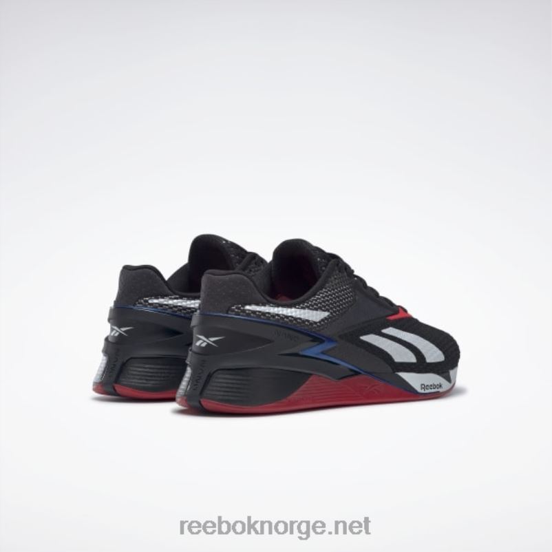 kjerne sort/ftwr hvit/vektorblå 2X42N38 Reebok nano x3 sko - Bilde 5