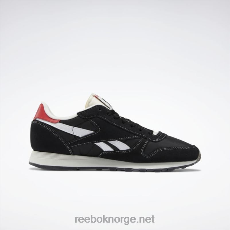 kjerne sort/ftwr hvit/vektorrød 2X42N530 Reebok klassiske skinnsko - Bilde 2