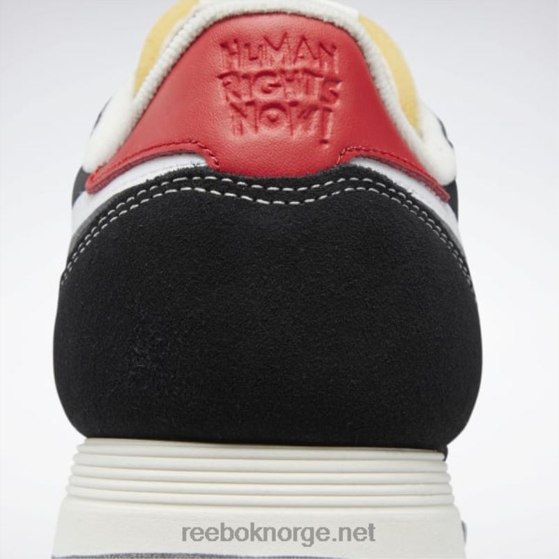 kjerne sort/ftwr hvit/vektorrød 2X42N530 Reebok klassiske skinnsko - Bilde 8