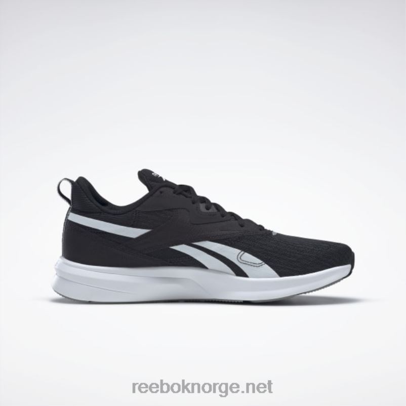 kjerne sort/ren grå 5/ftwr hvit 2X42N1123 Reebok runner 4 4e løpesko for menn - Bilde 2