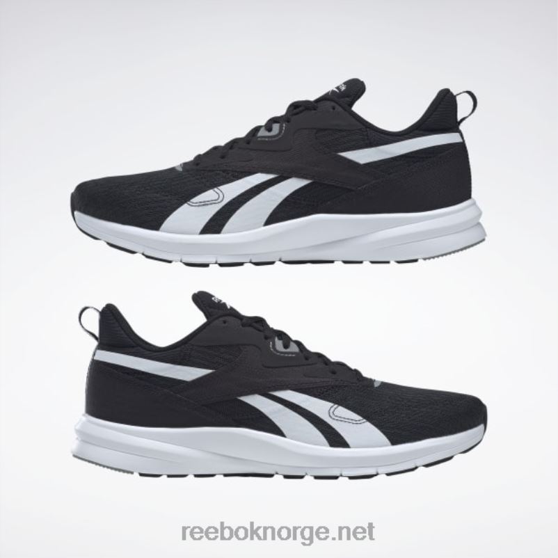 kjerne sort/ren grå 5/ftwr hvit 2X42N1123 Reebok runner 4 4e løpesko for menn - Bilde 9
