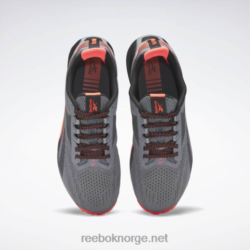 kjerne sort/ren grå 5/oransje flare 2X42N1044 Reebok nano x1 treningssko for menn - Bilde 11