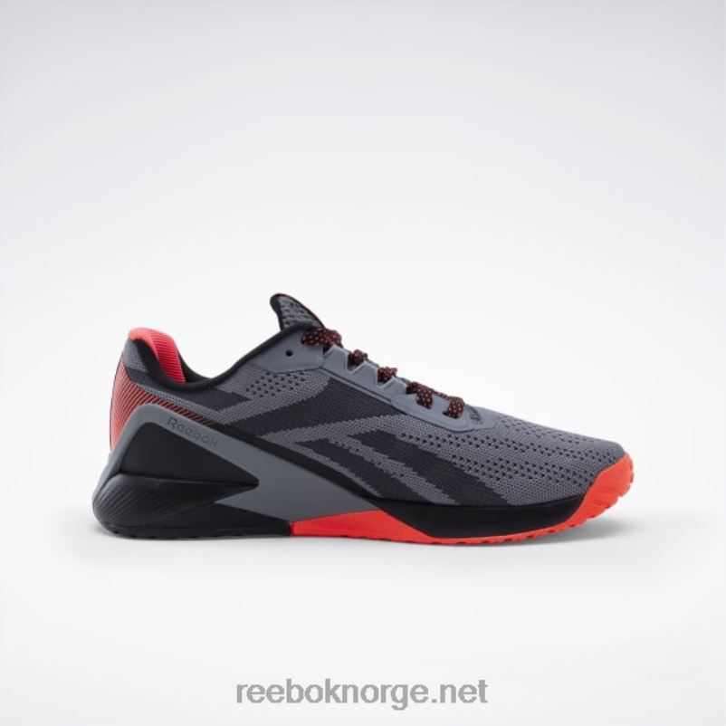 kjerne sort/ren grå 5/oransje flare 2X42N1044 Reebok nano x1 treningssko for menn - Bilde 5