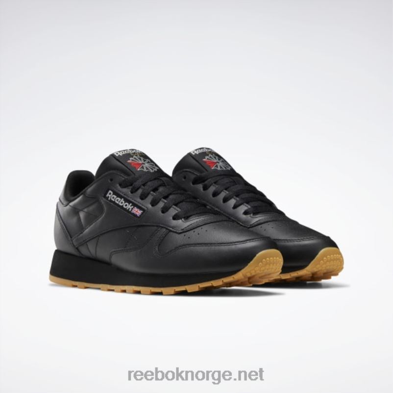 kjerne sort/ren grå 5/reebok gummigummi-03 2X42N78 Reebok klassiske skinnsko - Bilde 3