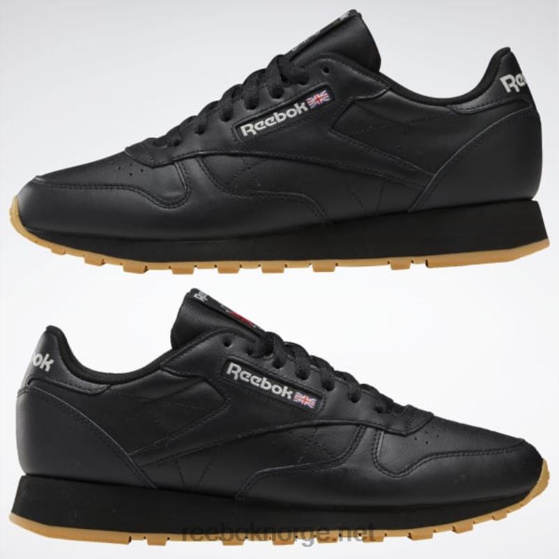 kjerne sort/ren grå 5/reebok gummigummi-03 2X42N78 Reebok klassiske skinnsko - Bilde 9