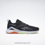 kjerne sort/ren grå 6/smash oransje s23-r 2X42N1199 Reebok nanoflex tr 2.0 treningssko for menn