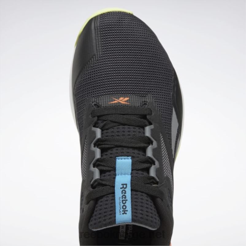 kjerne sort/ren grå 6/smash oransje s23-r 2X42N1199 Reebok nanoflex tr 2.0 treningssko for menn - Bilde 8