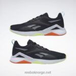 kjerne sort/ren grå 6/smash oransje s23-r 2X42N1199 Reebok nanoflex tr 2.0 treningssko for menn - Bilde 9