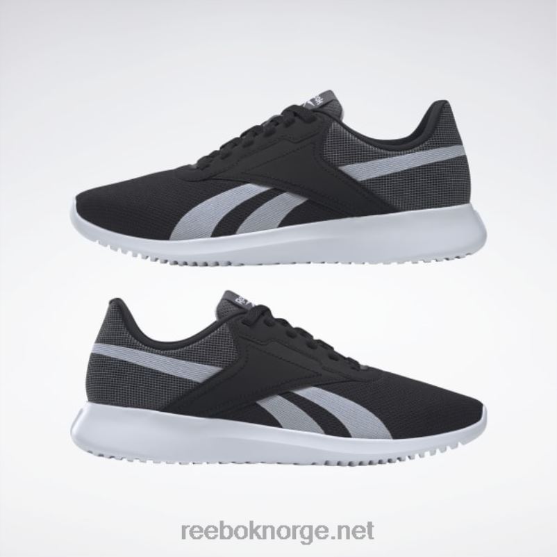 kjerne sort/ren grå 7/ftwr hvit 2X42N1057 Reebok fluxlite treningssko for menn - Bilde 9