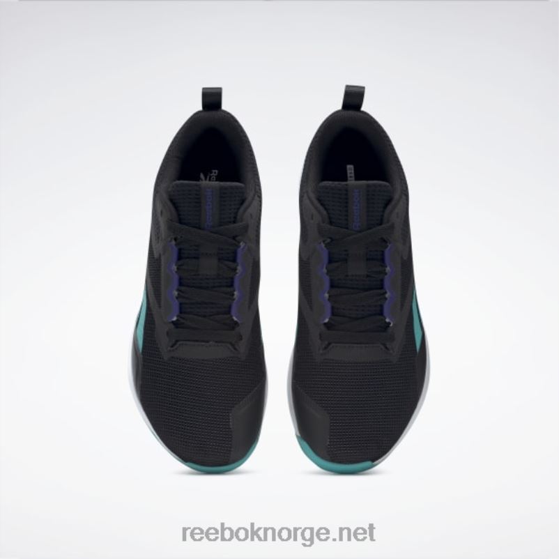 kjerne sort/ren grå 8/klassisk blågrønn 2X42N1128 Reebok nanoflex tr 2.0 treningssko for menn - Bilde 6