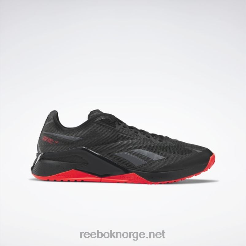 kjerne sort/ren grå 8/neon kirsebær 2X42N119 Reebok nano x2 froning treningssko - Bilde 2