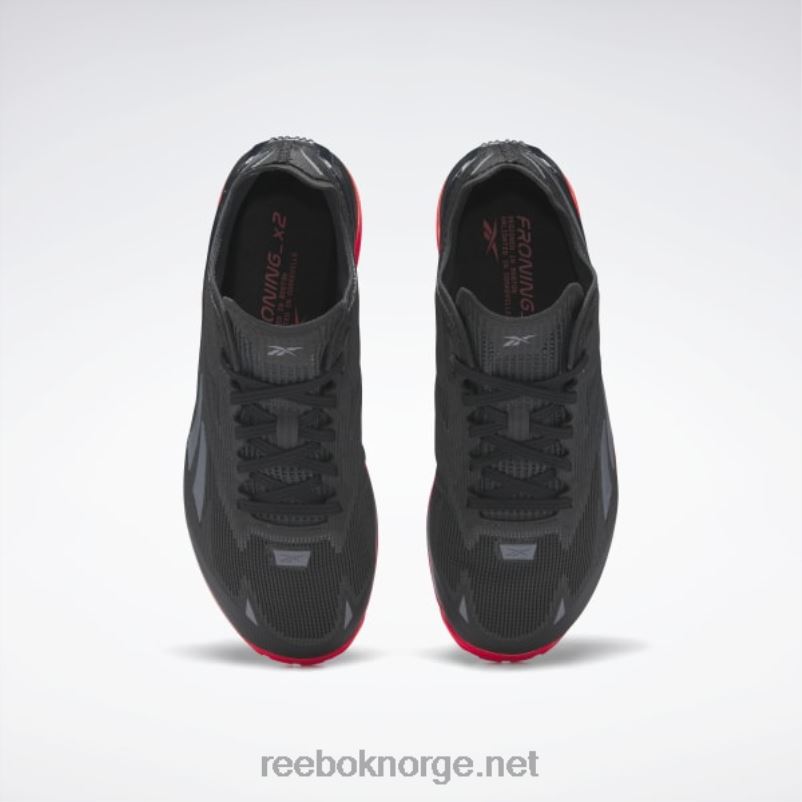 kjerne sort/ren grå 8/neon kirsebær 2X42N119 Reebok nano x2 froning treningssko - Bilde 3