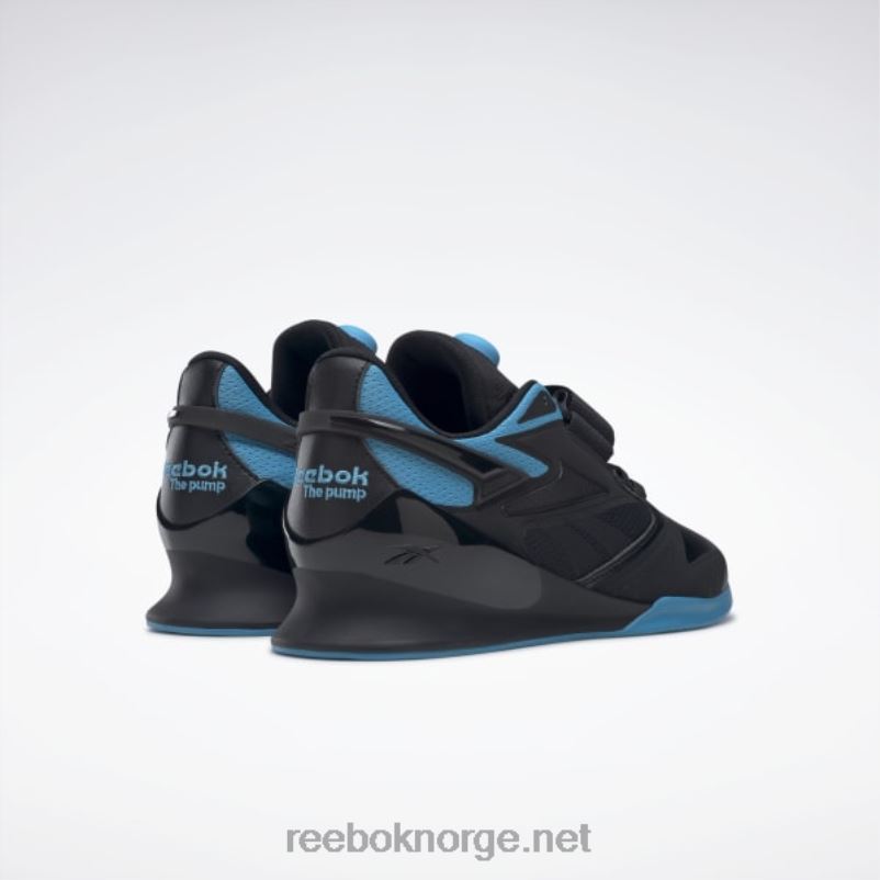 kjerne sort/strålende aqua 2X42N1080 Reebok legacy lifter iii vektløftersko for menn - Bilde 4