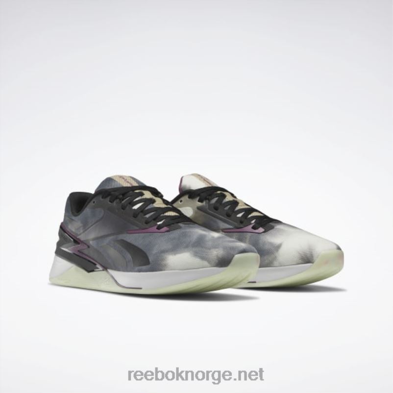 kjerne sort/vasket plomme f17-r/stormglød 2X42N564 Reebok nano x3 treningssko - Bilde 4