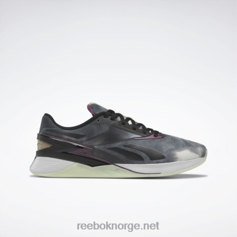 kjerne_sort_vasket_plomme_f17_r_stormglod_2x42n564_reebok_nano_x3_treningssko.jpg kjerne sort/vasket plomme f17-r/stormglød 2X42N564 Reebok nano x3 treningssko - Bilde 1