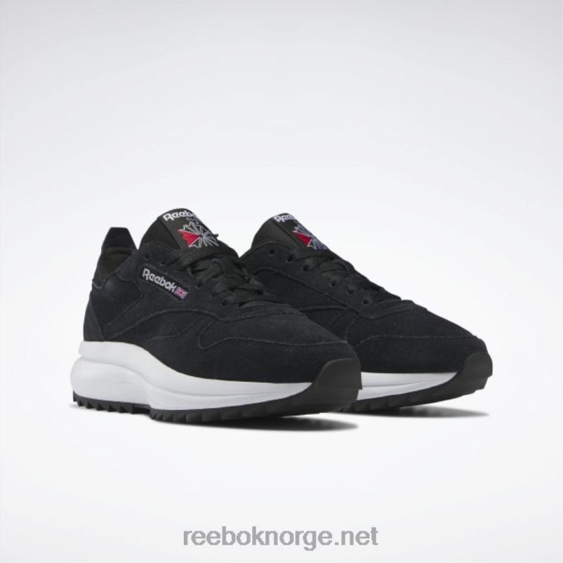 kjerne sort/vektorblå/vektorrød 2X42N264 Reebok classic leather sp extra damesko - Bilde 3