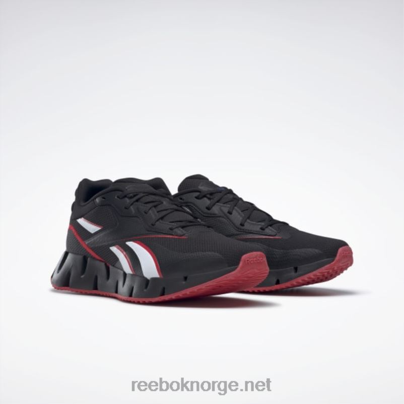 kjerne sort/vektorrød/vektorblå 2X42N199 Reebok zig dynamica 4 sko - Bilde 3