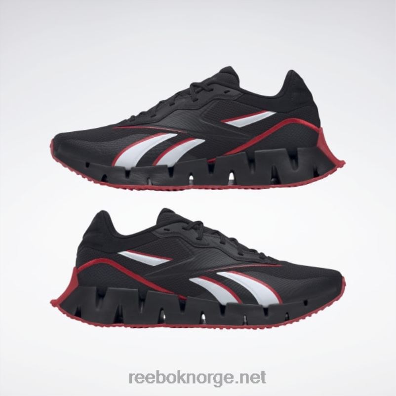 kjerne sort/vektorrød/vektorblå 2X42N199 Reebok zig dynamica 4 sko - Bilde 9