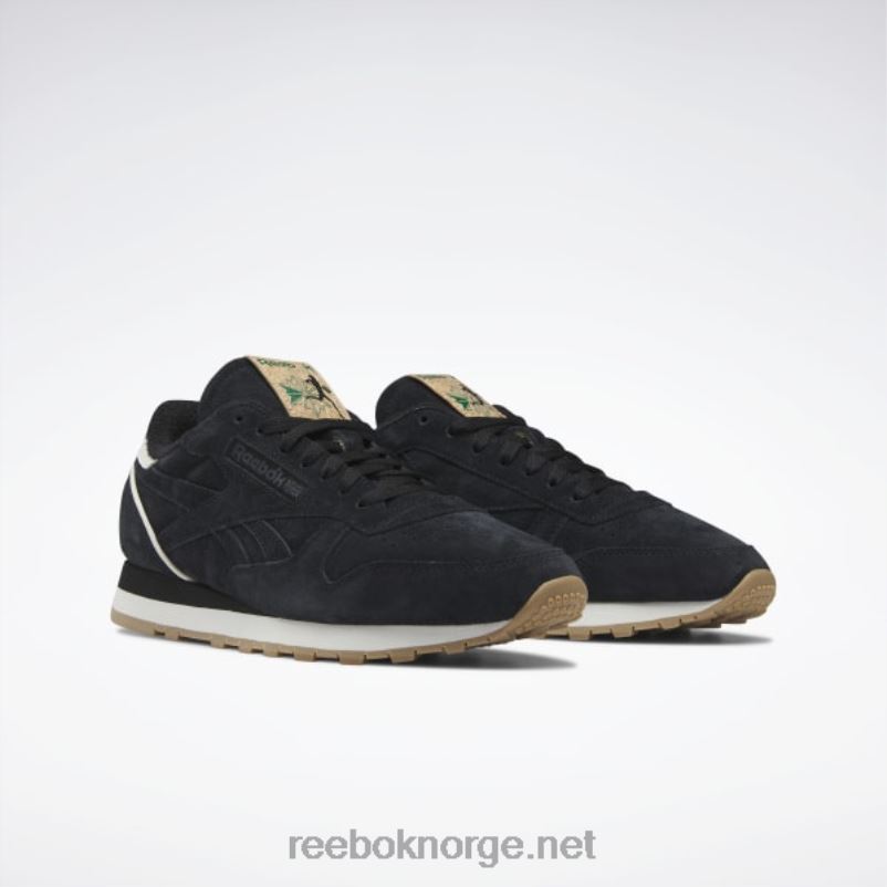 kjerne svart/glengrønn/reebok gummigummi-04 2X42N333 Reebok klassiske lær 1983 vintage sko - Bilde 3