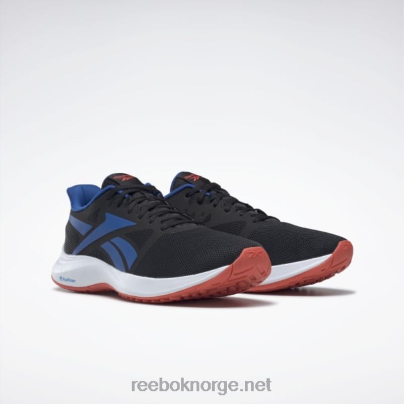 kjerne svart/halvoransje flare/vektorblå 2X42N1070 Reebok runner 5 løpesko for menn - Bilde 3