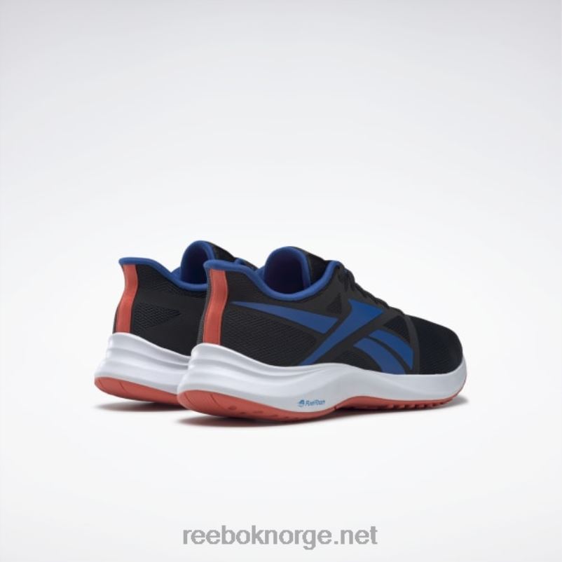 kjerne svart/halvoransje flare/vektorblå 2X42N1070 Reebok runner 5 løpesko for menn - Bilde 4