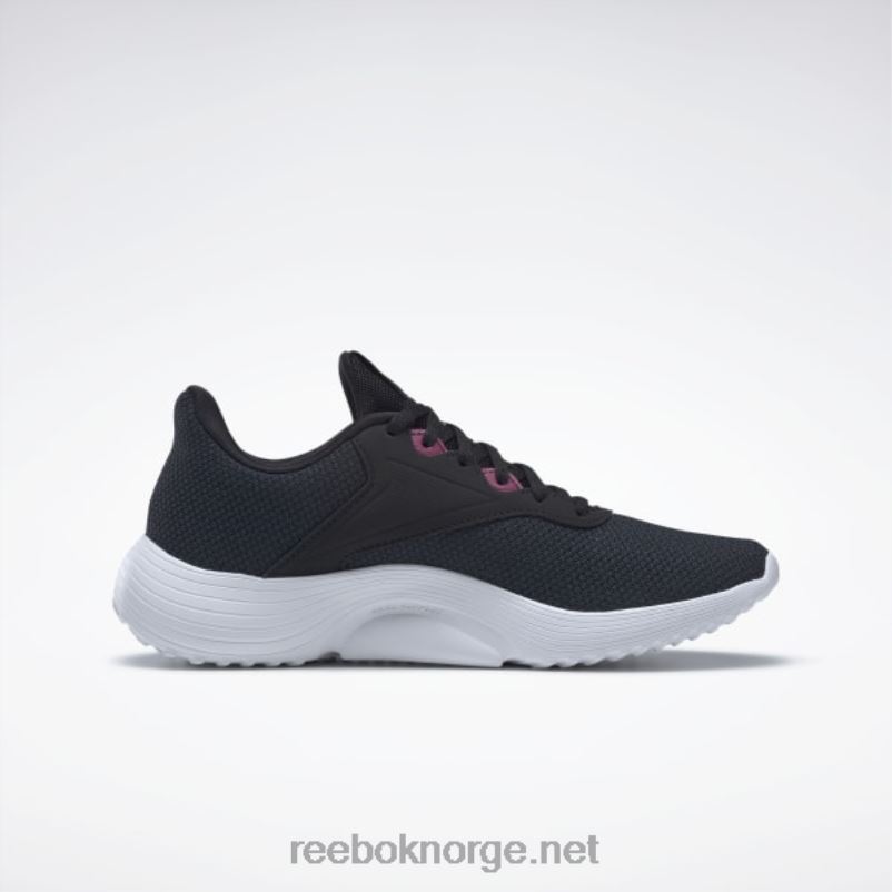 kjerne svart/infundert lilla/ftwr hvit 2X42N65 Reebok lite 3 løpesko for kvinner - Bilde 2