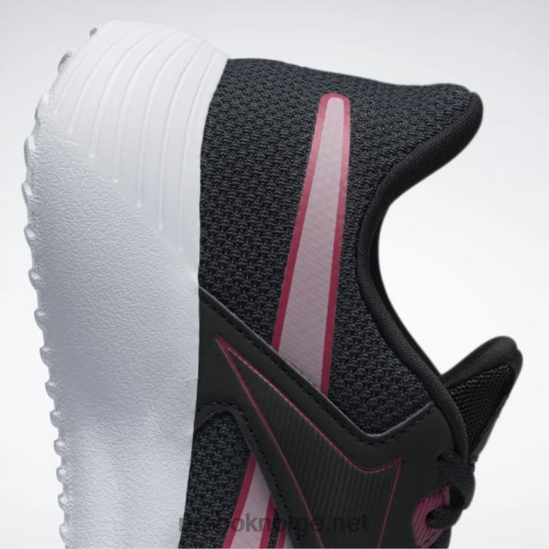 kjerne svart/infundert lilla/ftwr hvit 2X42N65 Reebok lite 3 løpesko for kvinner - Bilde 8