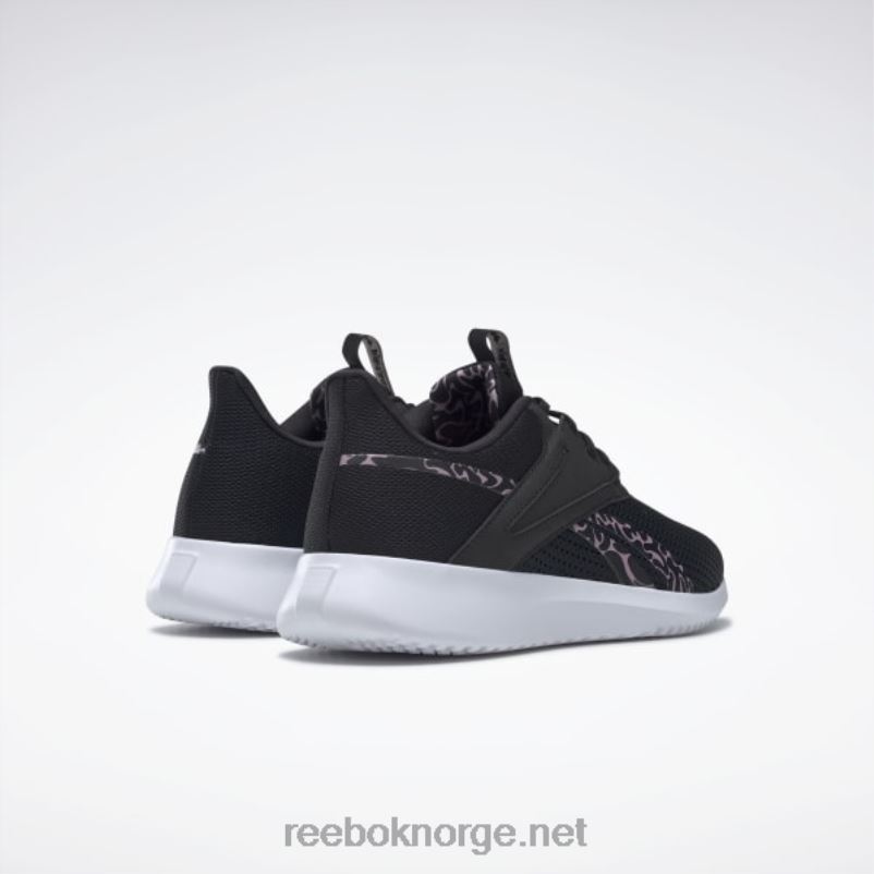 kjerne svart/infundert lilla/kvarts met 2X42N933 Reebok fluxlite treningssko for kvinner - Bilde 4
