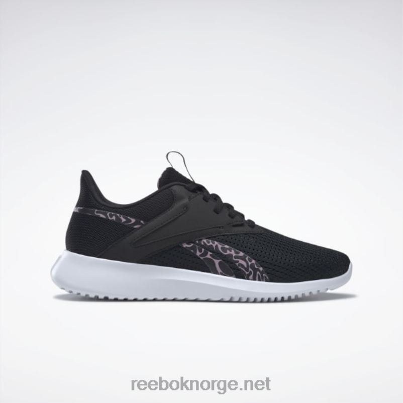kjerne svart/infundert lilla/kvarts met 2X42N933 Reebok fluxlite treningssko for kvinner - Bilde 1