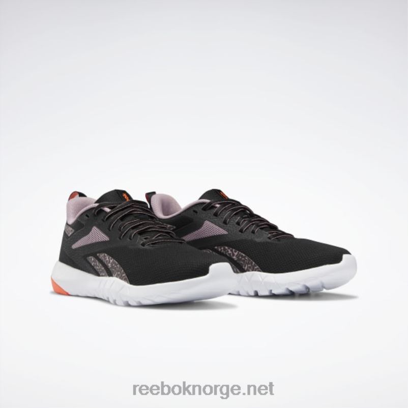 kjerne svart/infundert lilla/oransje bluss 2X42N254 Reebok flexagon force 4 treningssko for kvinner - Bilde 3