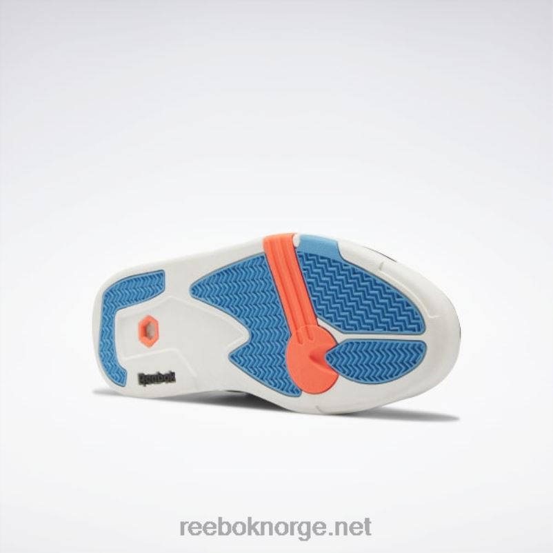 kjerne svart/kritt/oransje bluss 2X42N6 Reebok pump omni zone ii basketballsko - Bilde 5