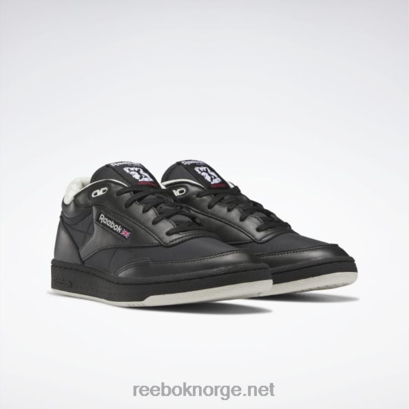 kjerne svart/morgentåke 2X42N435 Reebok club c 85 mid ii sko - Bilde 3