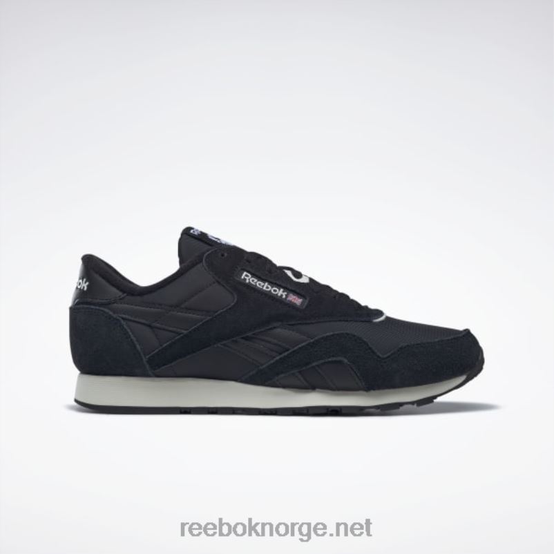 kjerne_svart_morgentake_2x42n822_reebok_klassiske_nylonsko.jpg kjerne svart/morgentåke 2X42N822 Reebok klassiske nylonsko - Bilde 1