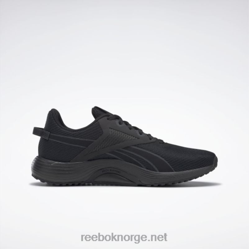 kjerne svart/ren grå 8 2X42N214 Reebok lite pluss 3 løpesko for kvinner - Bilde 2