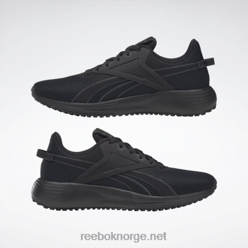 kjerne svart/ren grå 8 2X42N214 Reebok lite pluss 3 løpesko for kvinner - Bilde 9