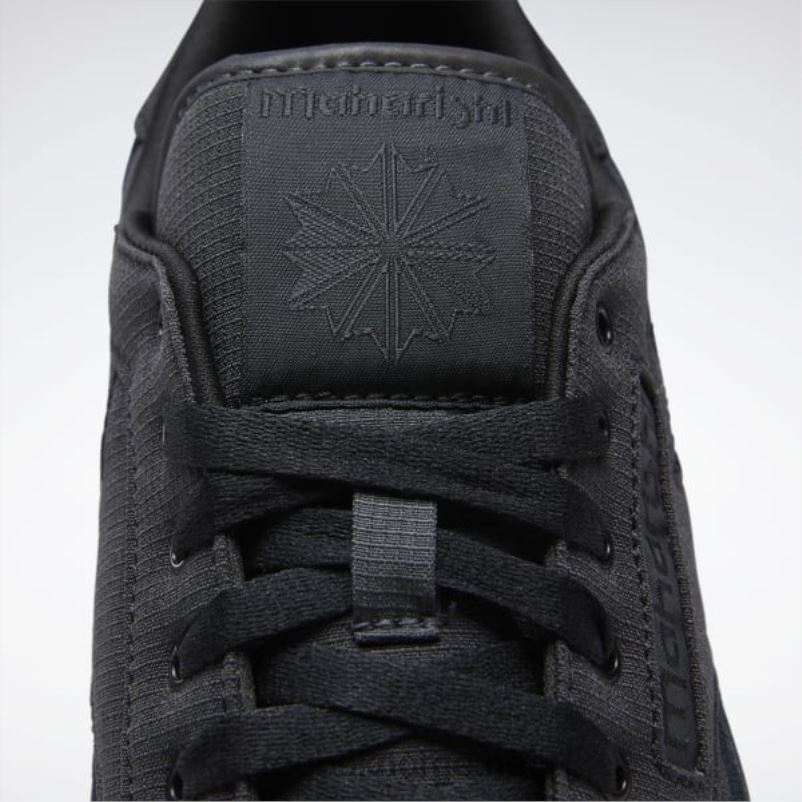 kjerne svart/ren grå 8 2X42N356 Reebok maharishi klassiske rip stop-sko i skinn - Bilde 7