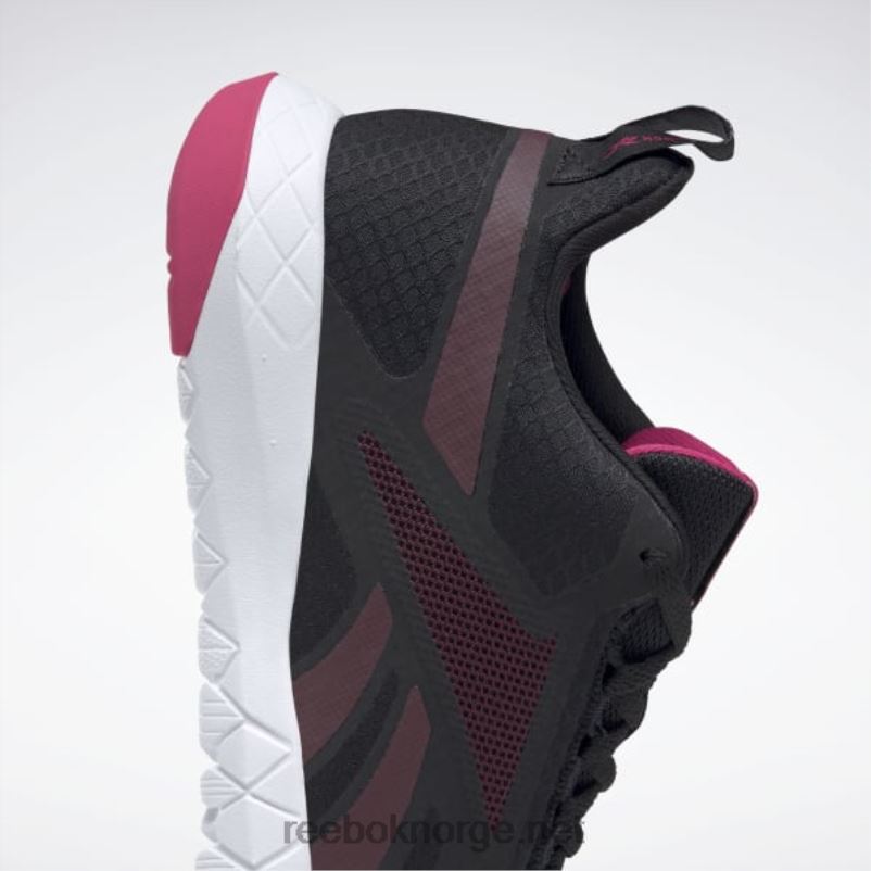kjernesvart/rødbrun/forfølgelsesrosa 2X42N919 Reebok flexagon force 3 wide d treningssko for kvinner - Bilde 8