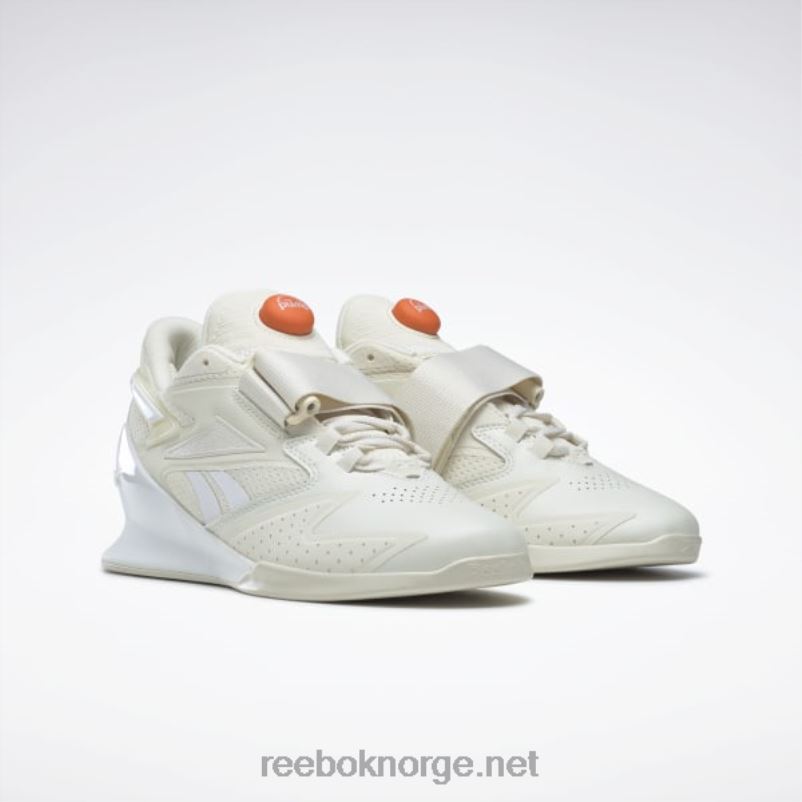 klassisk hvit/ftwr hvit/smash oransje s23-r 2X42N137 Reebok legacy lifter iii vektløftersko for kvinner - Bilde 3