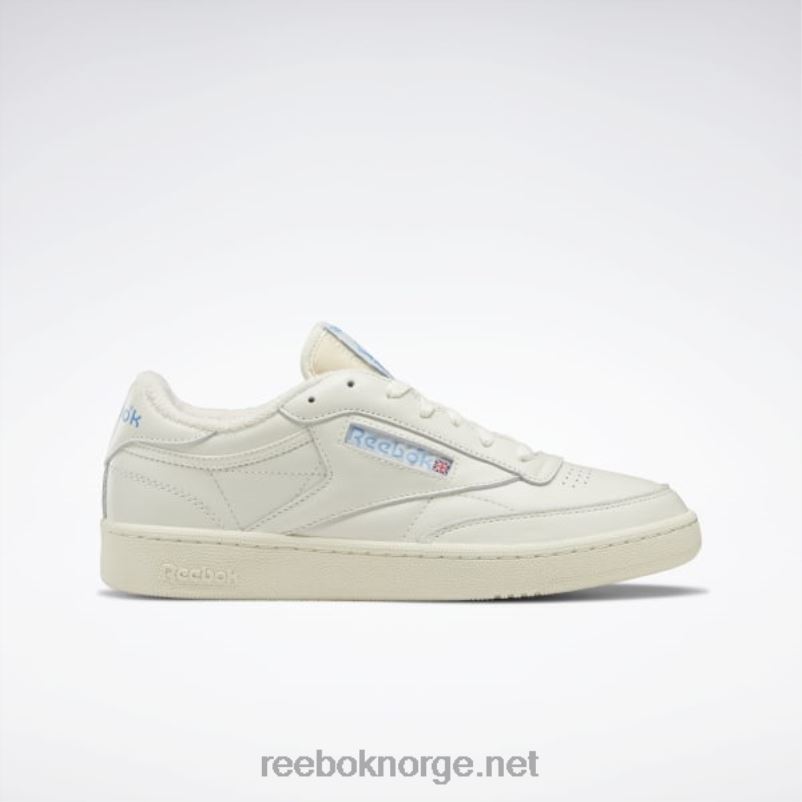 kritt_alabaster_essensiell_bla_2x42n16_reebok_club_c_85_vintage_sko.jpg kritt/alabaster/essensiell blå 2X42N16 Reebok club c 85 vintage sko - Bilde 1
