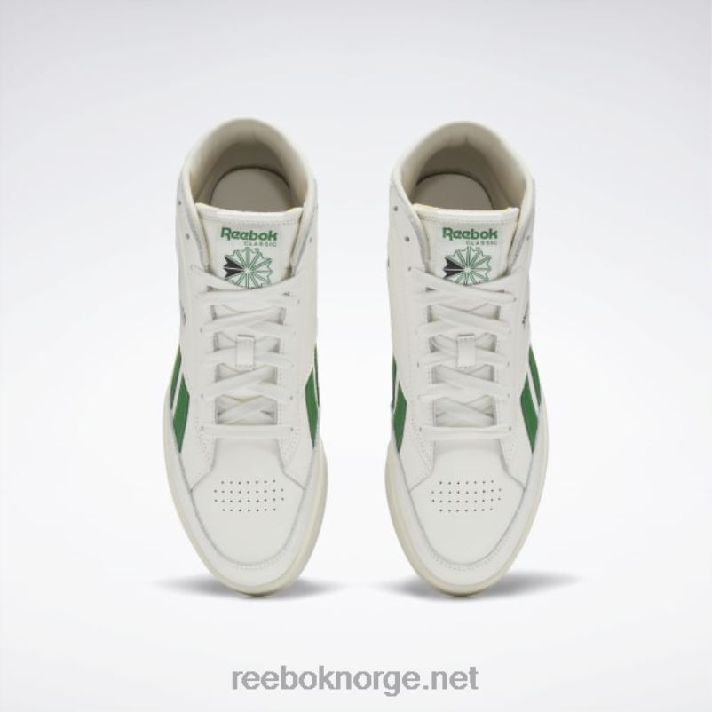 kritt/alabaster/glengrønn 2X42N269 Reebok club c 85 form hi sko - Bilde 6