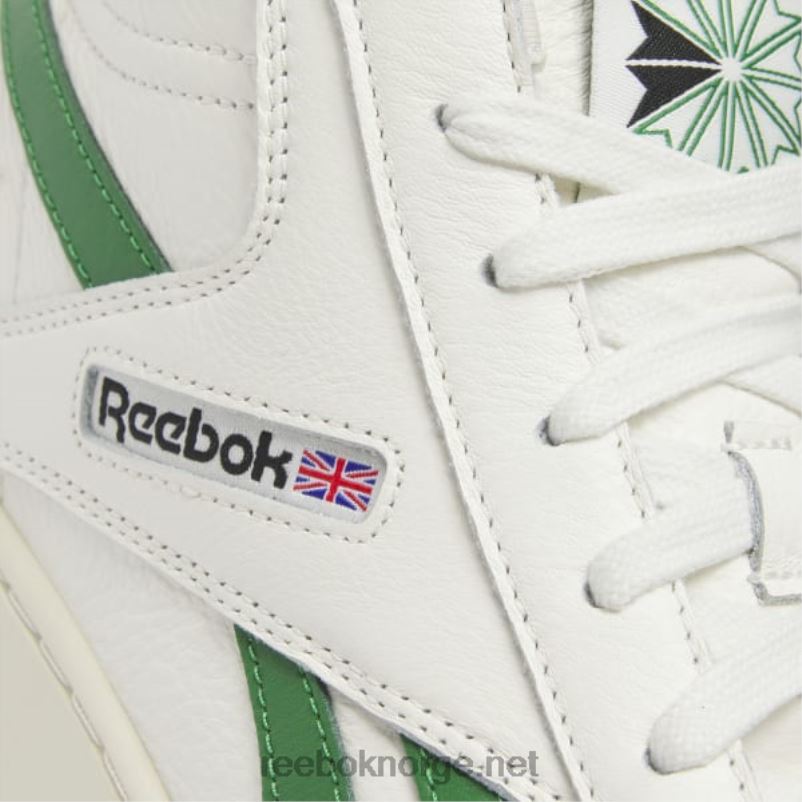 kritt/alabaster/glengrønn 2X42N269 Reebok club c 85 form hi sko - Bilde 7