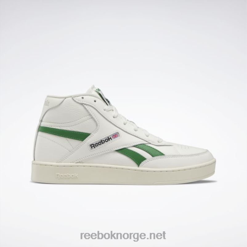 kritt/alabaster/glengrønn 2X42N269 Reebok club c 85 form hi sko - Bilde 1