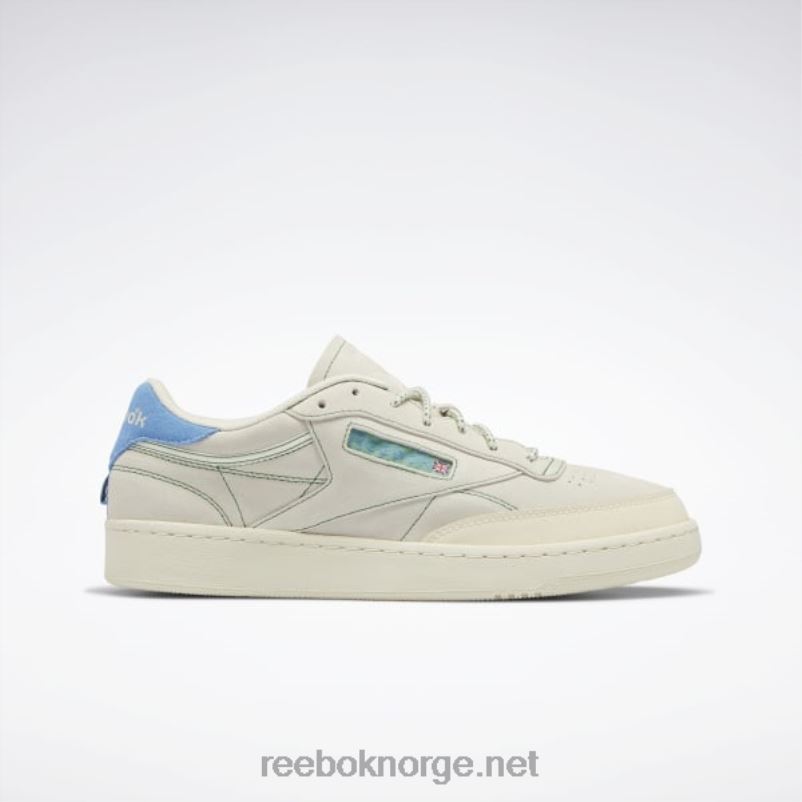 kritt_alabaster_glengronn_2x42n326_reebok_club_c_85_sko.jpg kritt/alabaster/glengrønn 2X42N326 Reebok club c 85 sko - Bilde 1