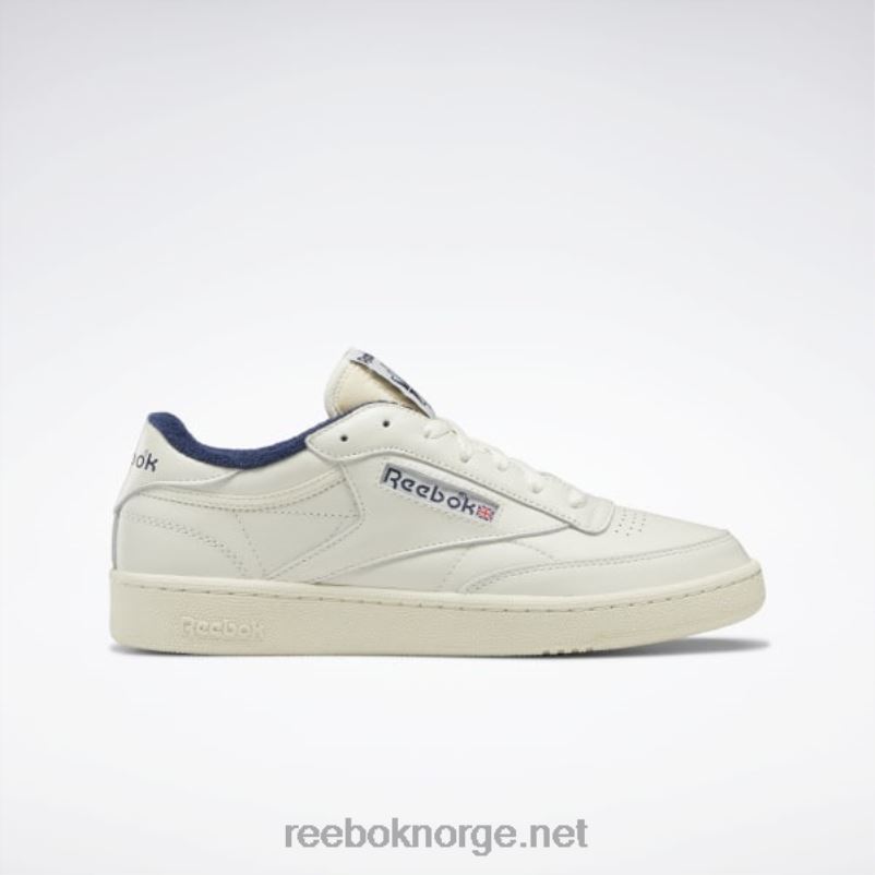 kritt_alabaster_vektor_marine_2x42n12_reebok_club_c_85_vintage_sko.jpg kritt/alabaster/vektor marine 2X42N12 Reebok club c 85 vintage sko - Bilde 1