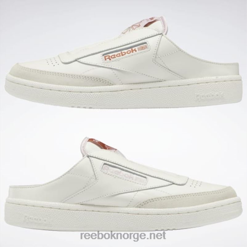 kritt/bakt jord/frostbær 2X42N763 Reebok club c lisseløse mulesko for kvinner - Bilde 3