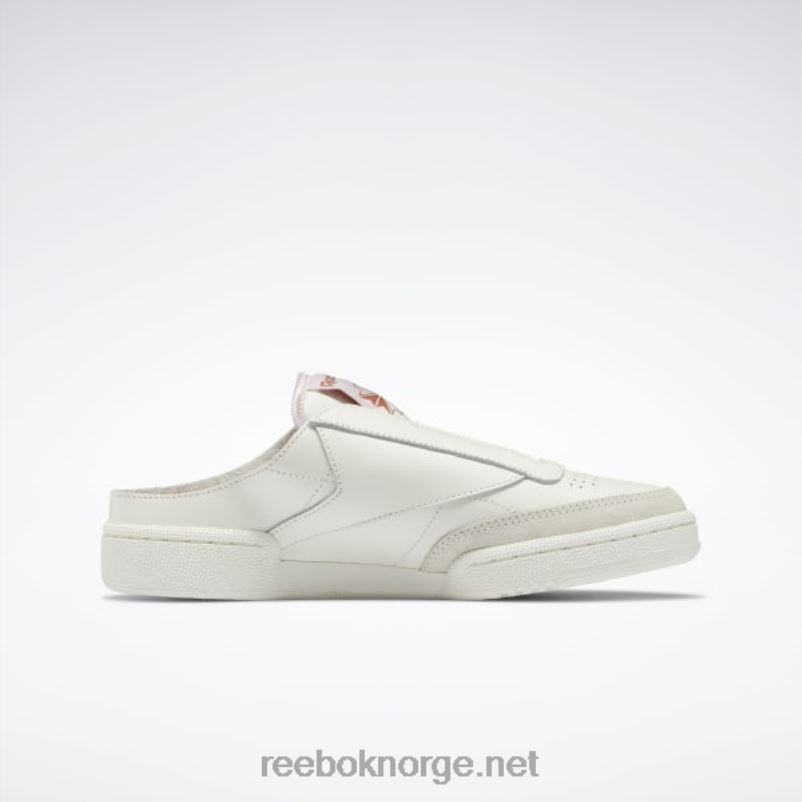 kritt/bakt jord/frostbær 2X42N763 Reebok club c lisseløse mulesko for kvinner - Bilde 4