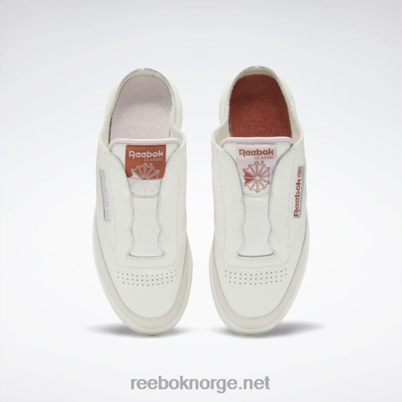 kritt/bakt jord/frostbær 2X42N763 Reebok club c lisseløse mulesko for kvinner - Bilde 8